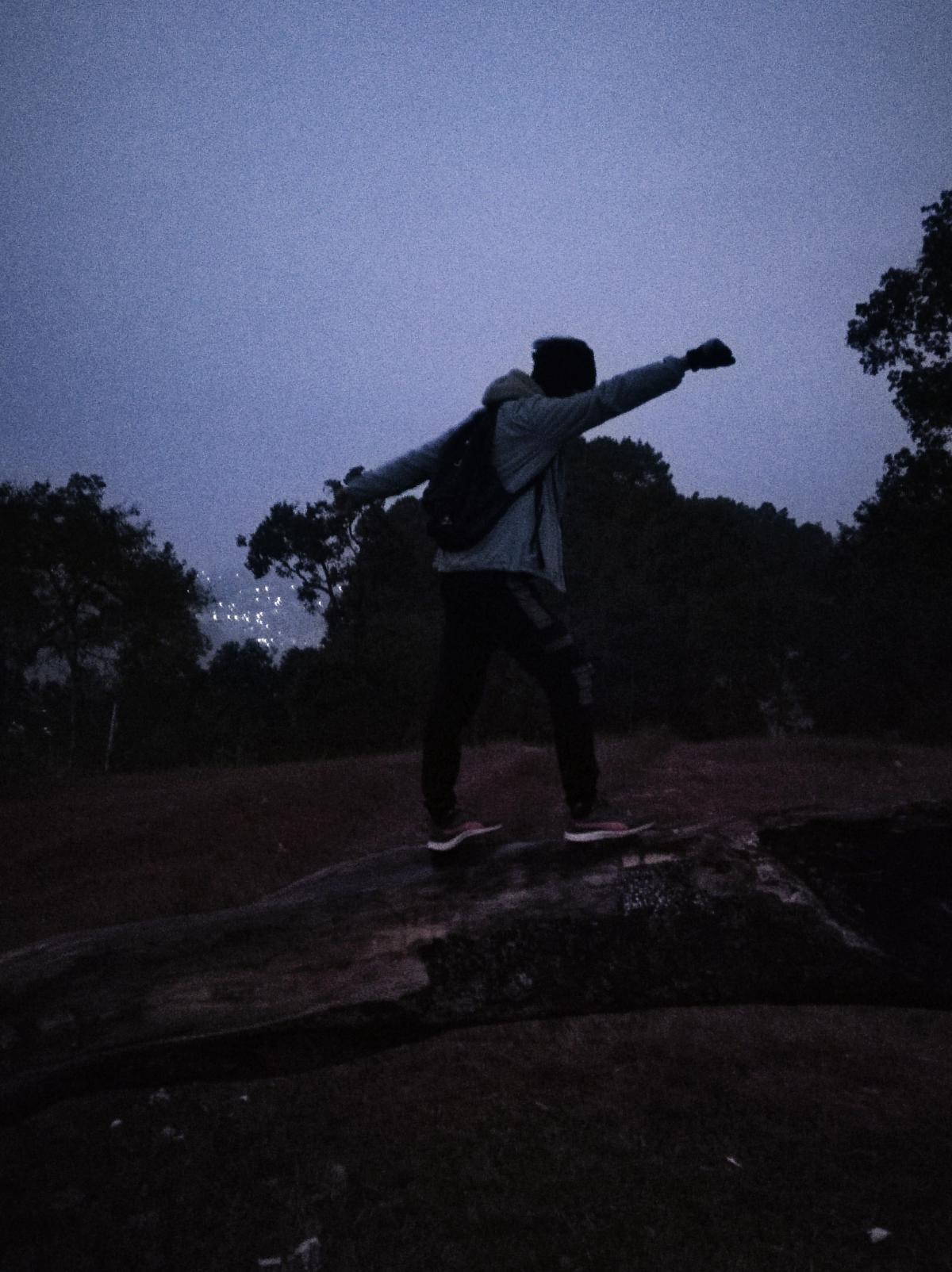supposed to be me in a hill