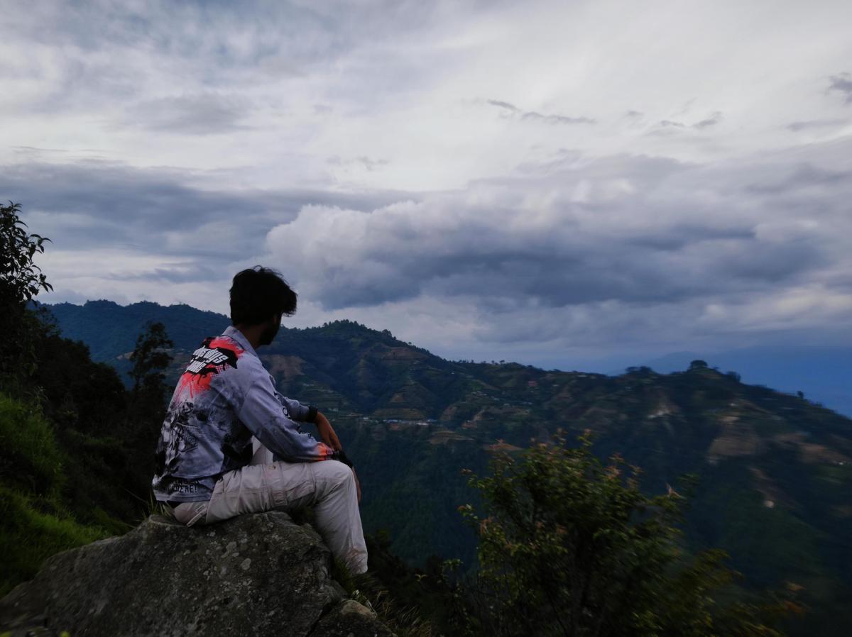 supposed to be me in a hill